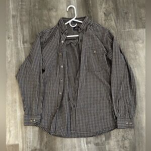 Dickies Black and Brown Casual Button Down Shirt